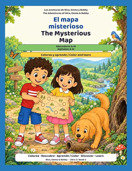 Portada / Cover: El mapa misterioso / The Mysterious Map
